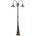 Ideal Lux - Ulkovalaisin CIMA 2xE27/52W/230V 216 cm IP43 patina